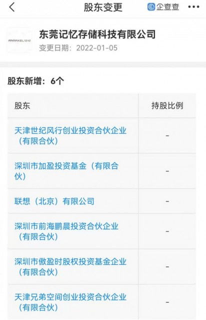 聯想投資記憶存儲 深化半導體布局，驅動技術創新